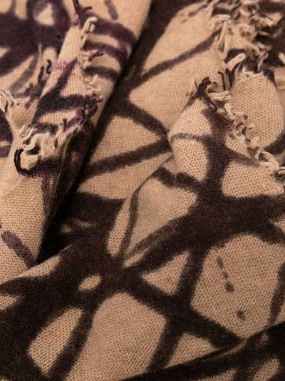 Faliero Sarti graphic-print cotton scarf outlook