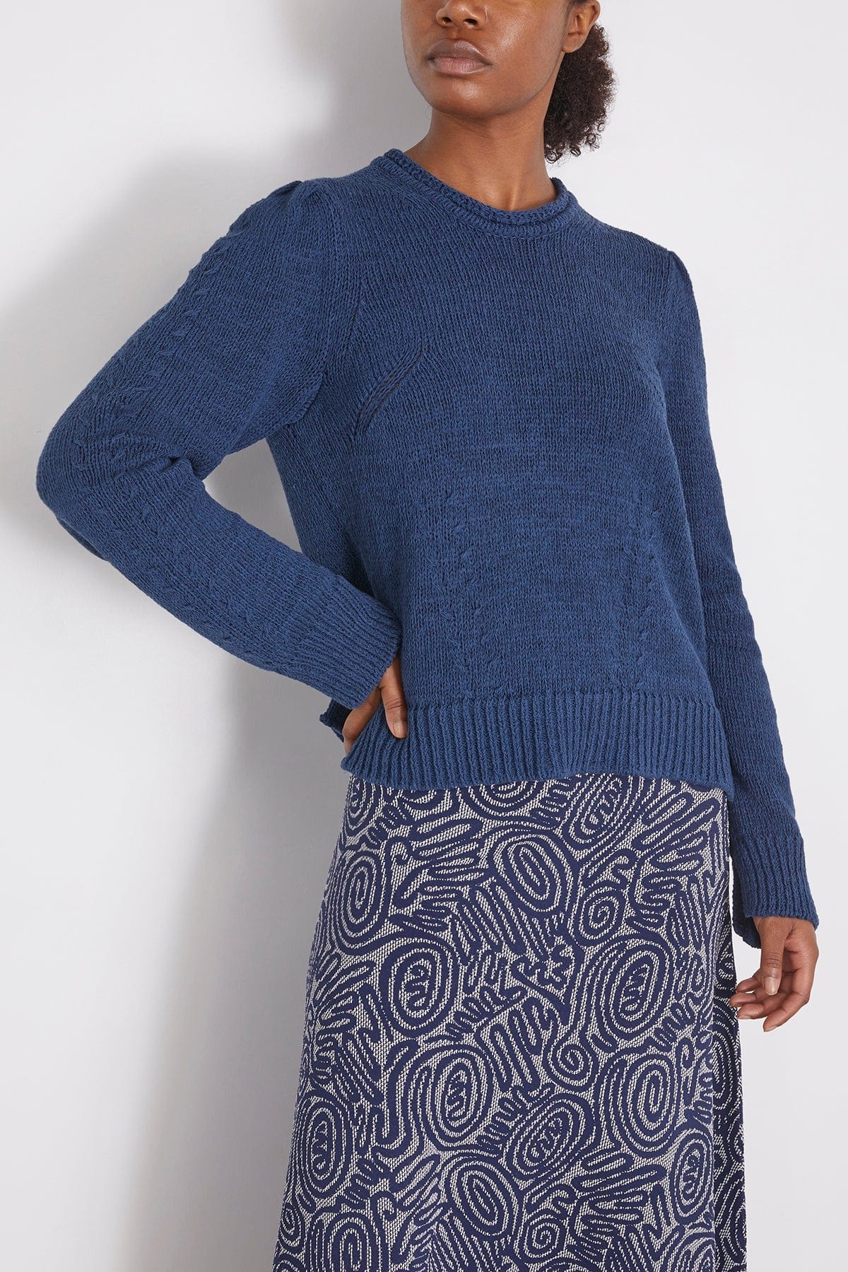 Alana Pullover in Midnight - 3