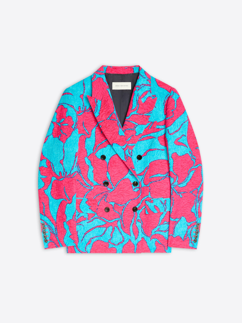 DOUBLE BREASTED JACQUARD BLAZER 1