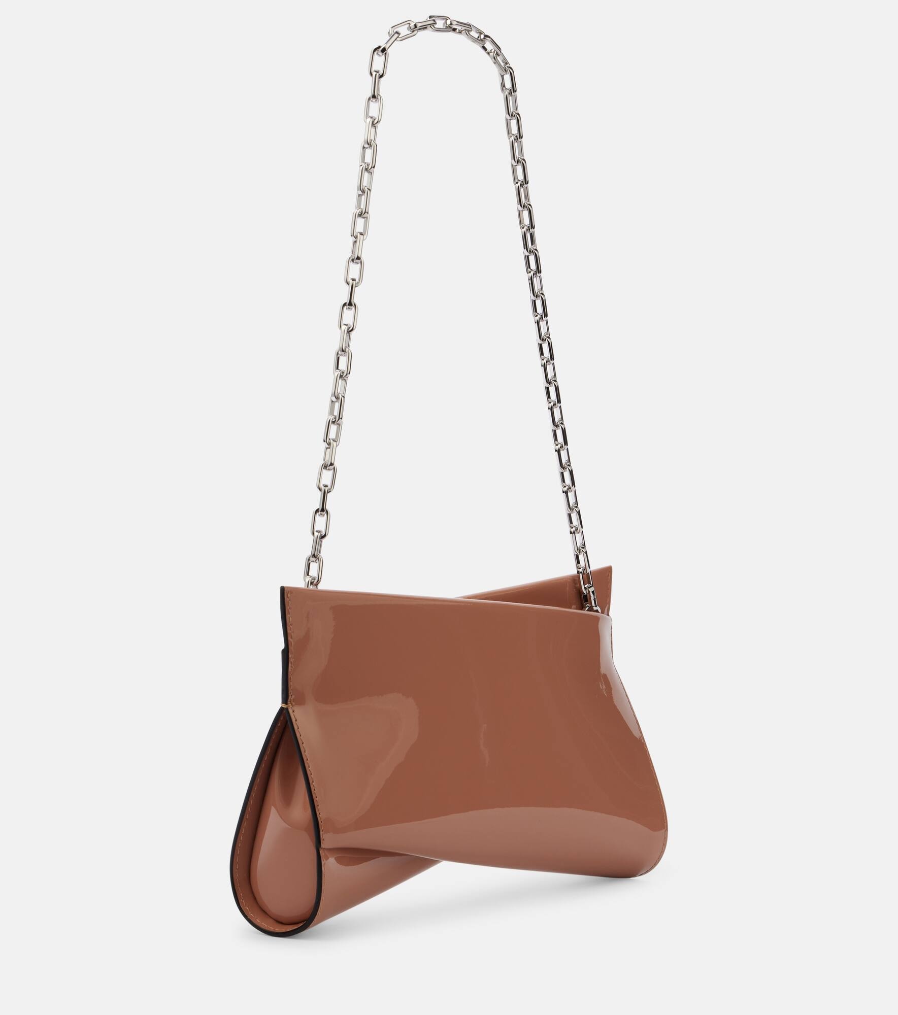 Loubitwist Small patent leather clutch - 4