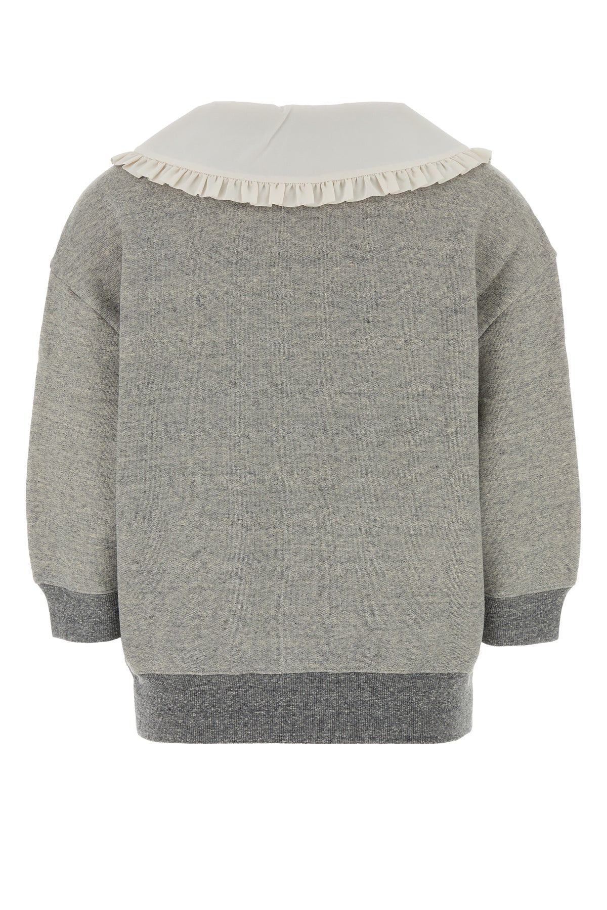 Grey cotton blend top - 2