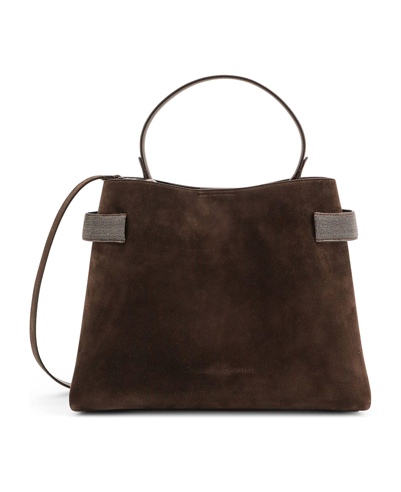 Suede Shoulder Bag - 1