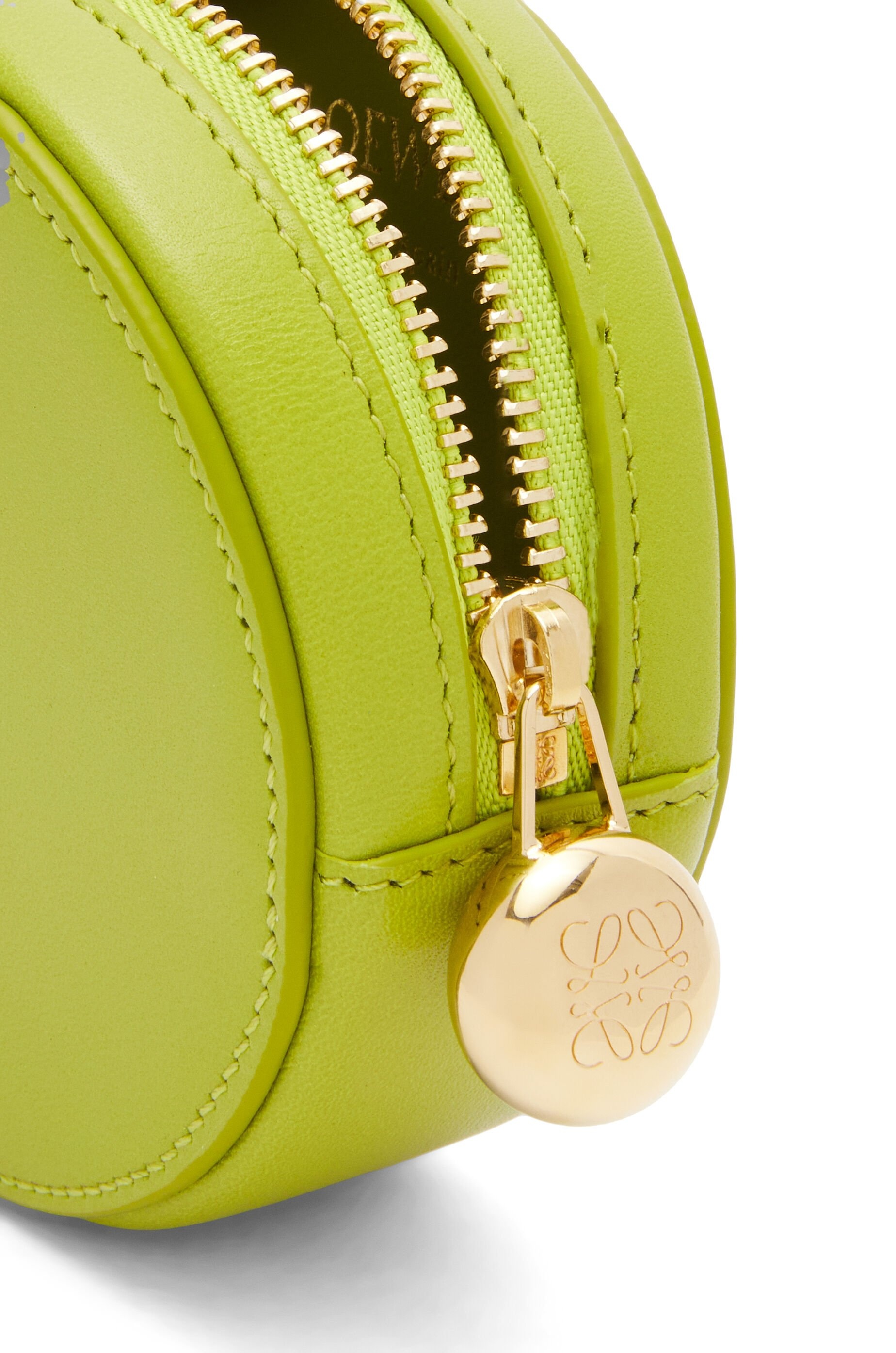 Pebble cookie key holder in shiny nappa calfskin - 5
