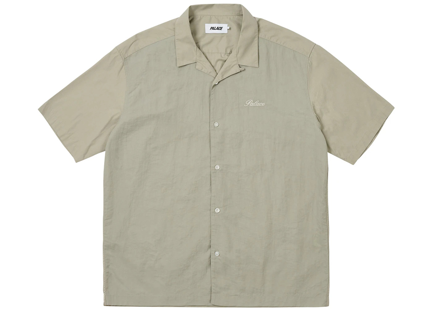 Palace Double Faced Shirt Concrete Gray - 1