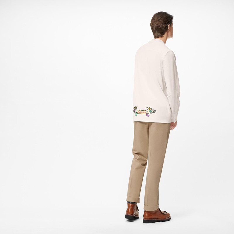 Printed Heart & Dragon Kimono Shirt 5