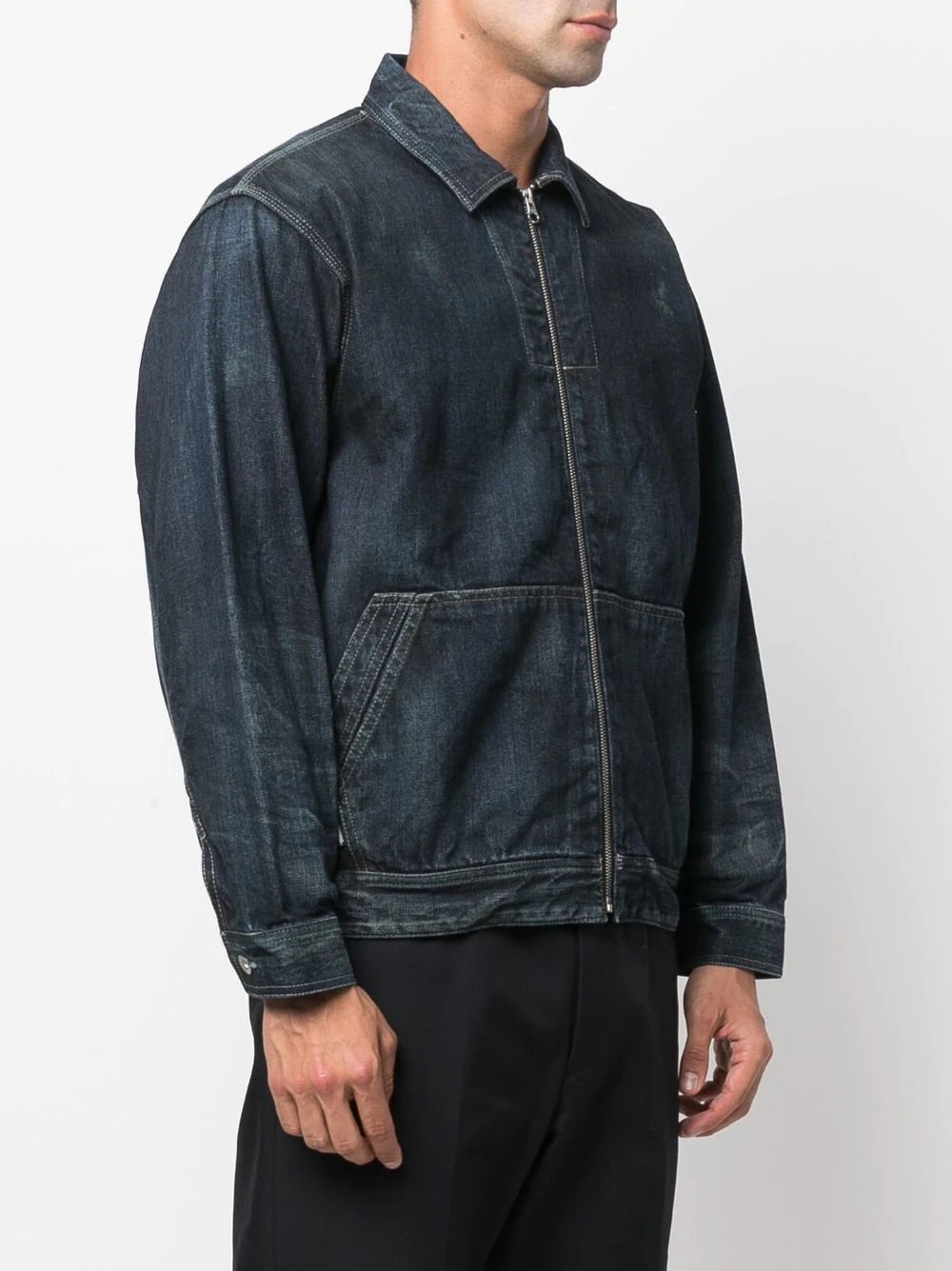 denim bomber jacket - 3