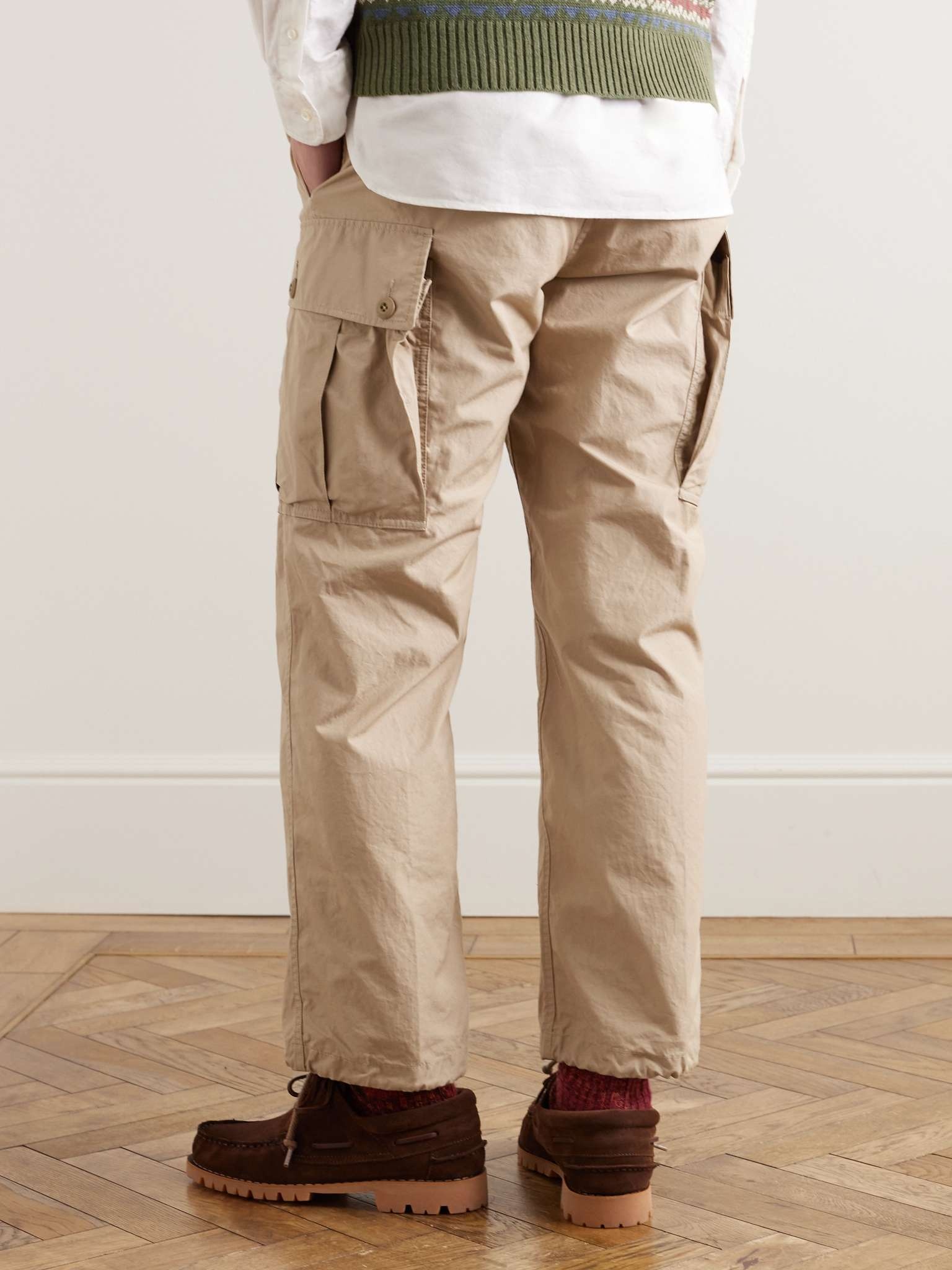 Straight-Leg Cotton-Ripstop Cargo Trousers - 4