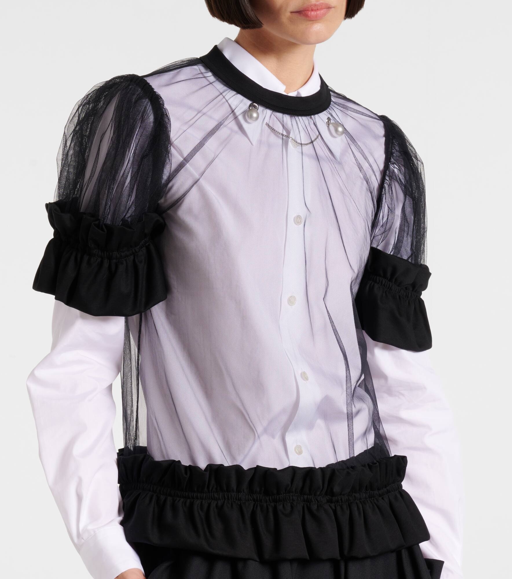 Sheer tulle top - 6