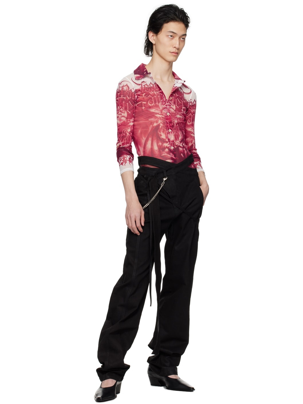 Red & White 'The Diablo' Shirt - 5