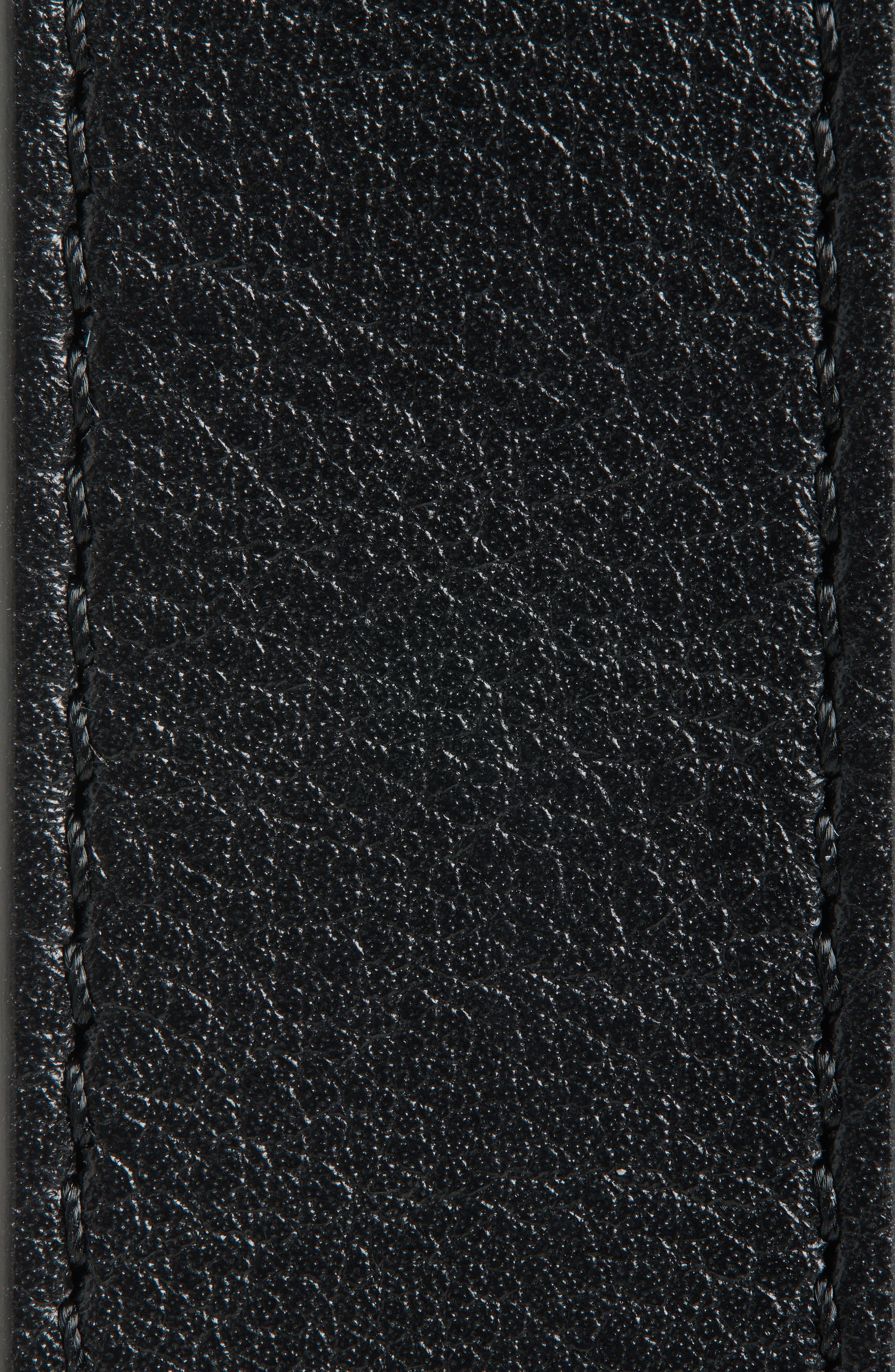 Valentino Garavani VLOGO Leather Belt in Black at Nordstrom - 2