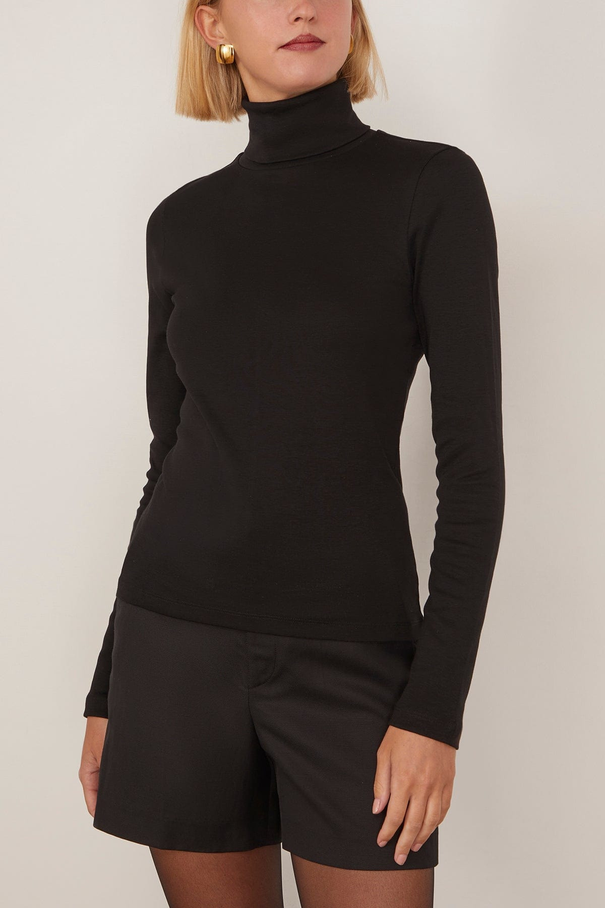 Dinah Turtleneck in Black - 3