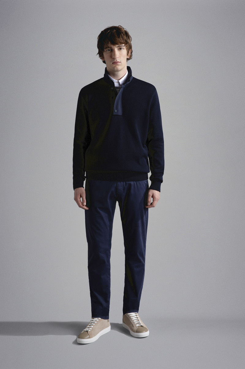 Paul & Shark COTTON JUMPER WITH TYPHOON® DETAILS outlook