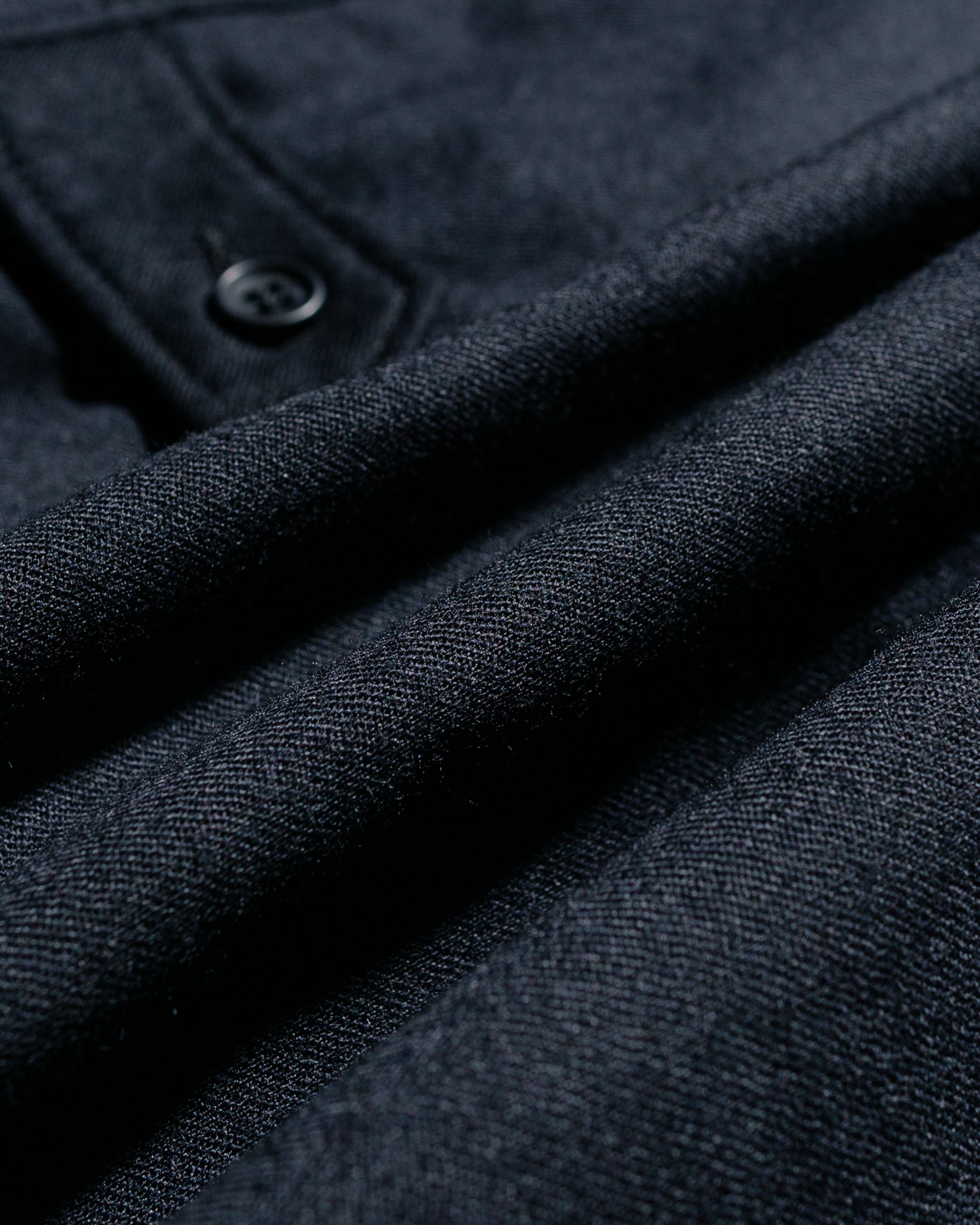 Loiter Jacket Dark Navy High Count Worsted Wool - 6