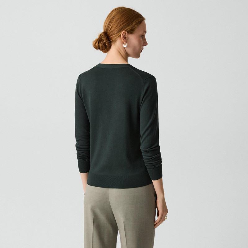V-Neck Cardigan in Regal Wool 4
