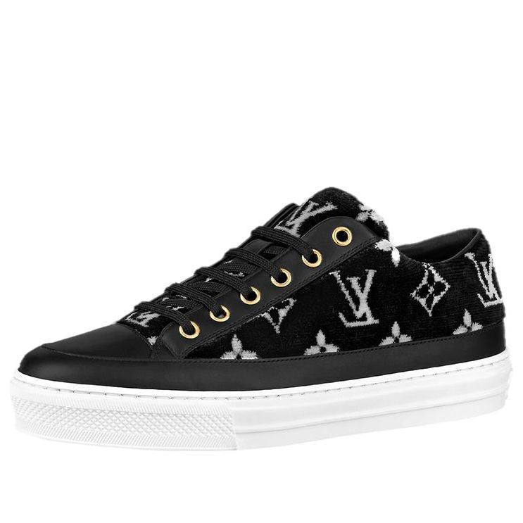 (WMNS) LOUIS VUITTON Stellar Sneakers 'Black with White Monogram' 1A964V - 1