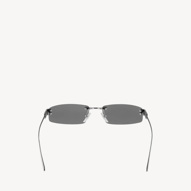 BALENCIAGA Women's Gossip Rectangle Sunglasses in Light Silver outlook