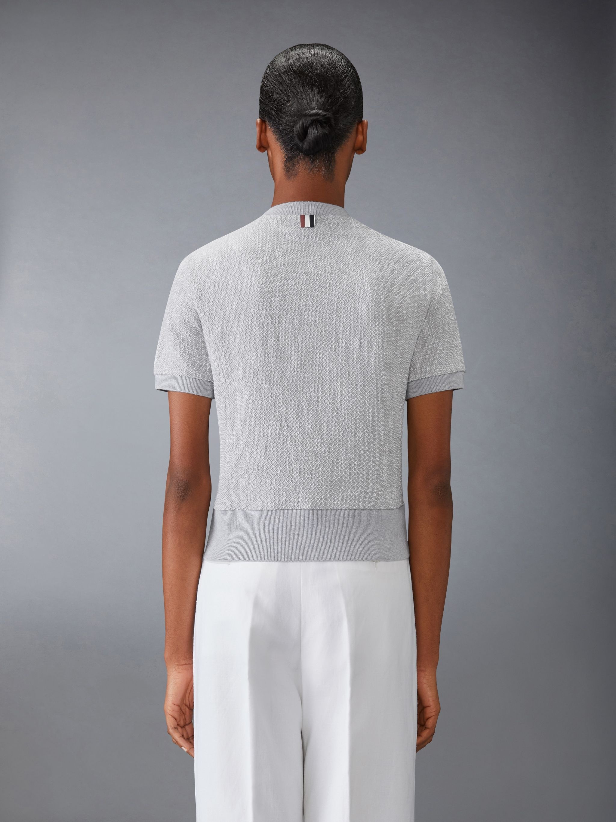 COTTON TWEED TEE - 2