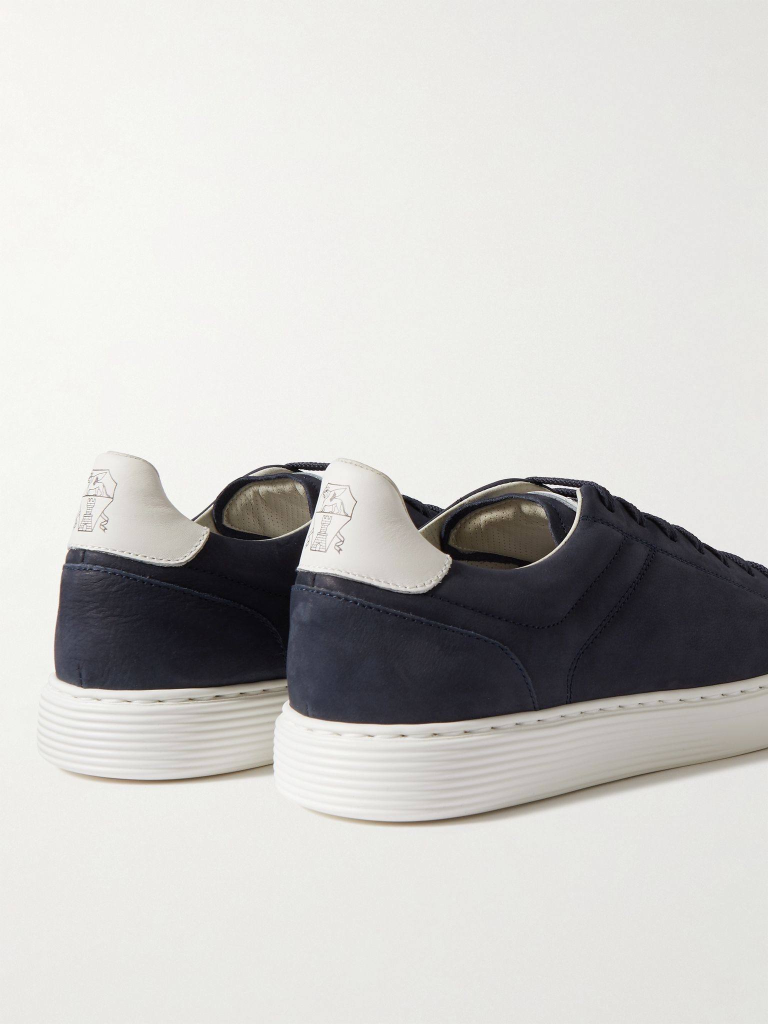 Nubuck Sneakers Navy - 4