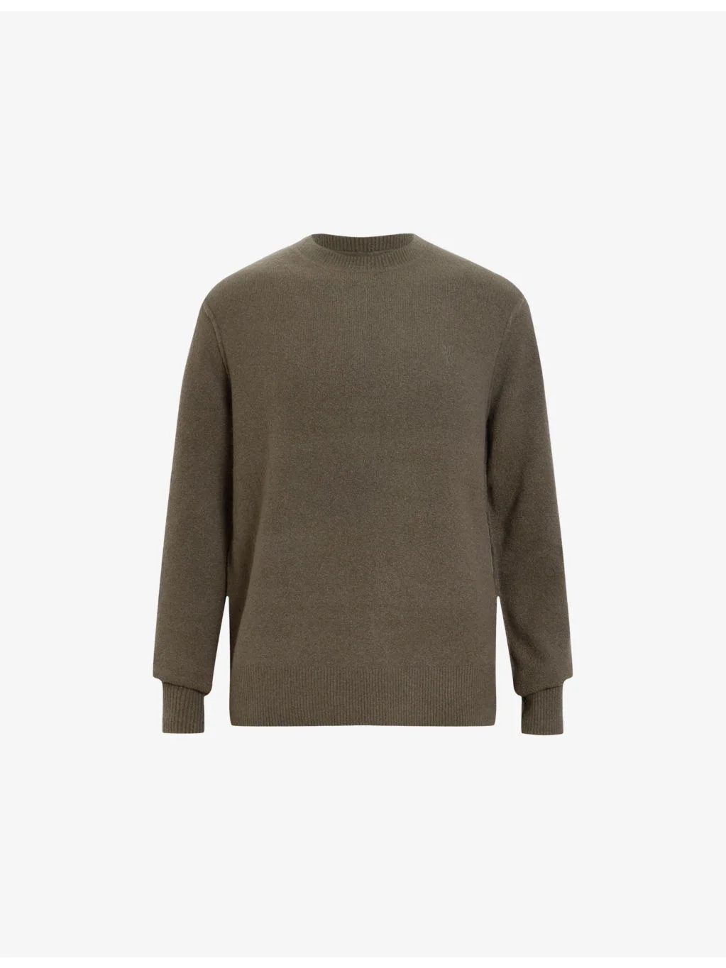 Statten crew-neck logo-embroidered stretch-knit jumper - 1