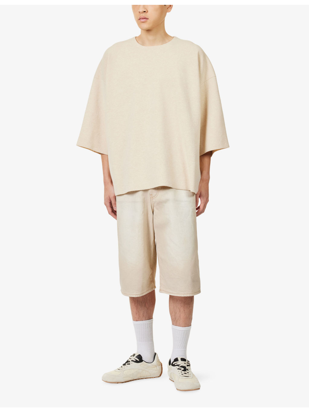 Milano Short-Sleeve Wool-Knitted Top - 2