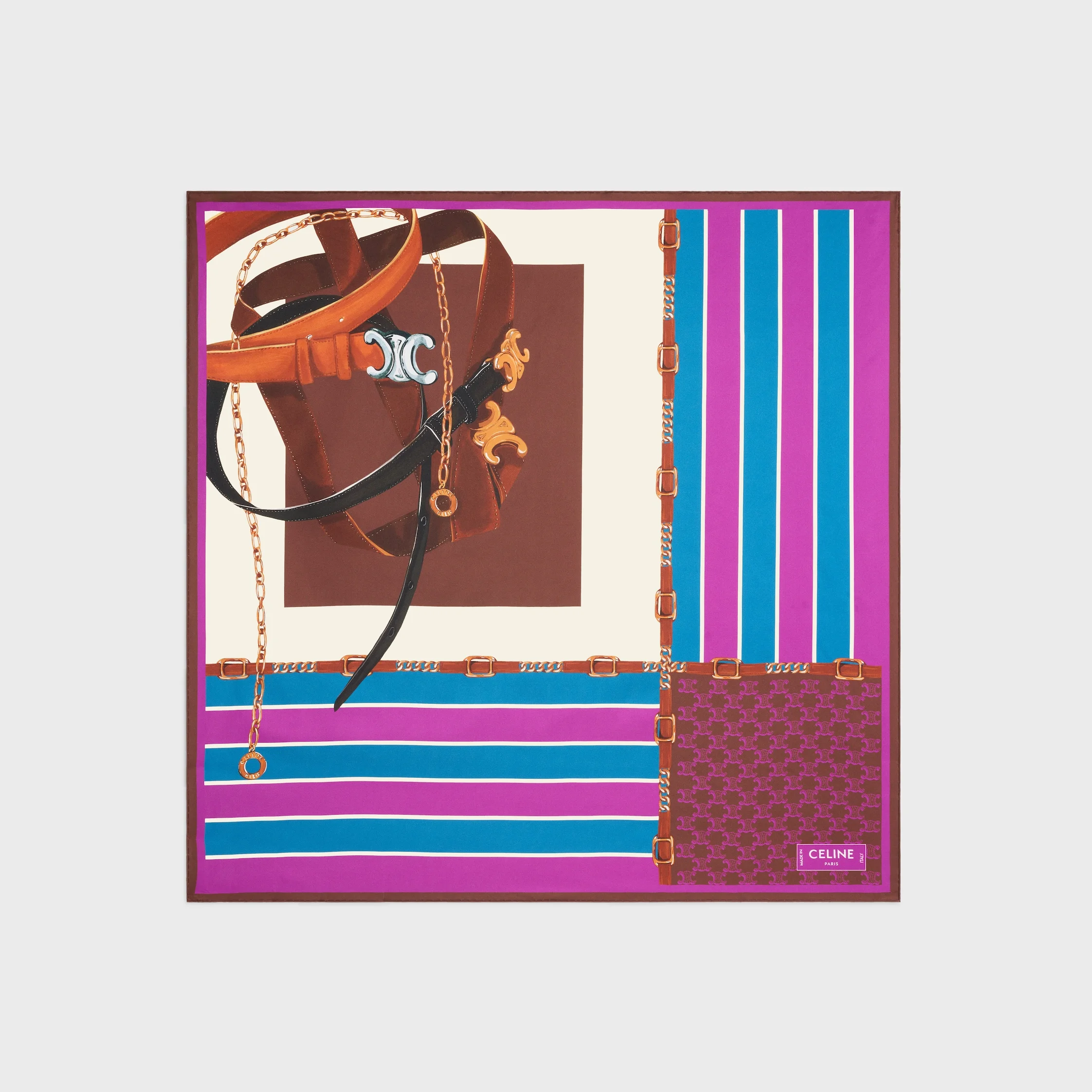 square IN silk twill - 1