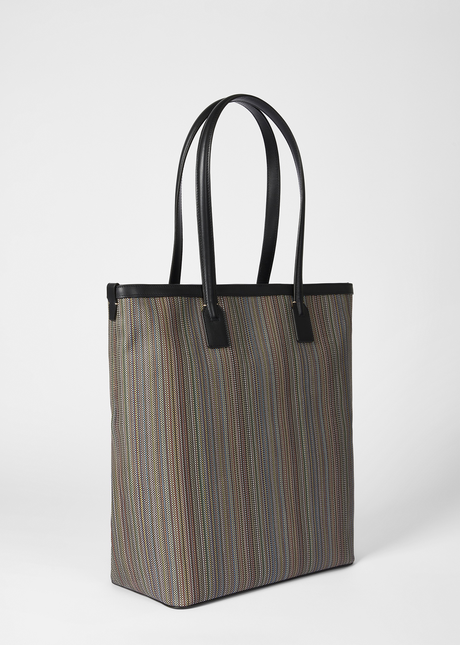 'Signature Stripe' Coated Canvas Tote Bag - 4