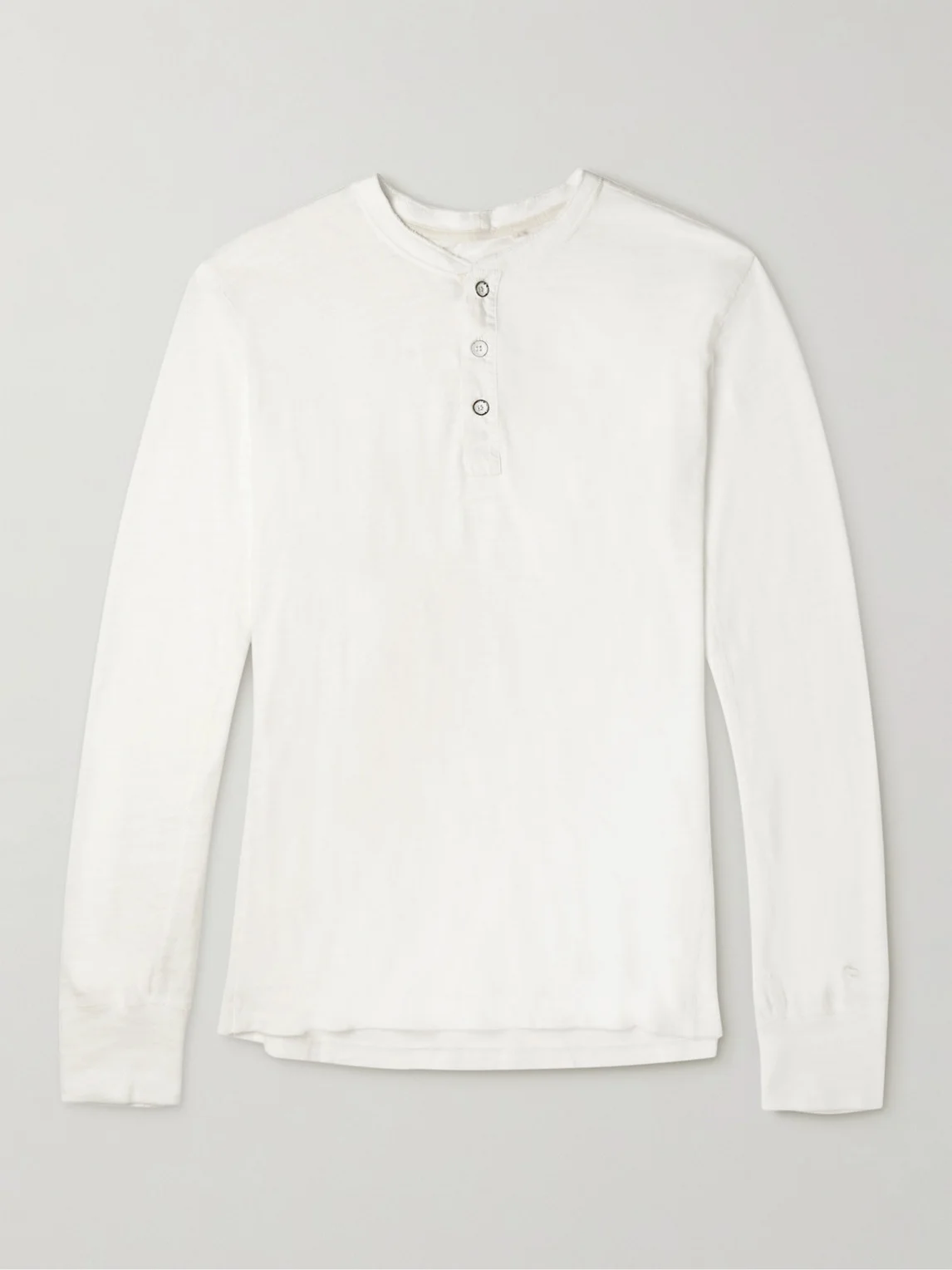 Cotton-Jersey Henley T-Shirt - 1