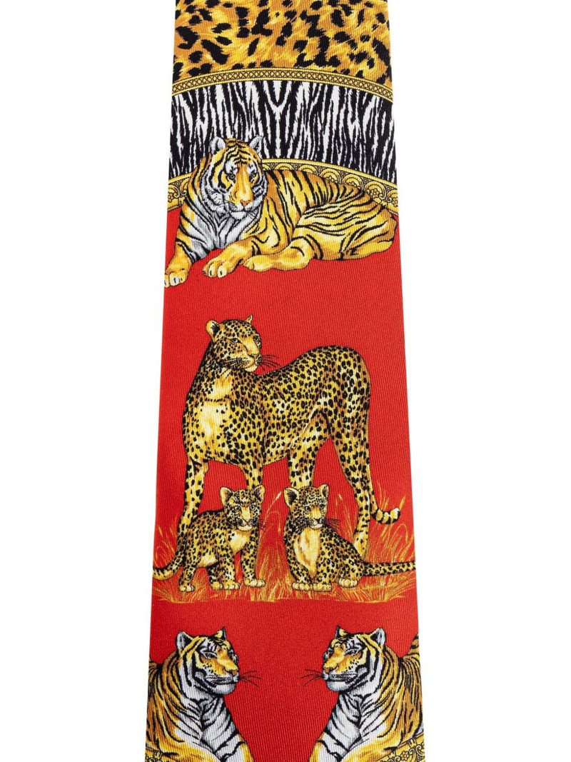 VERSACE mix-print tie outlook