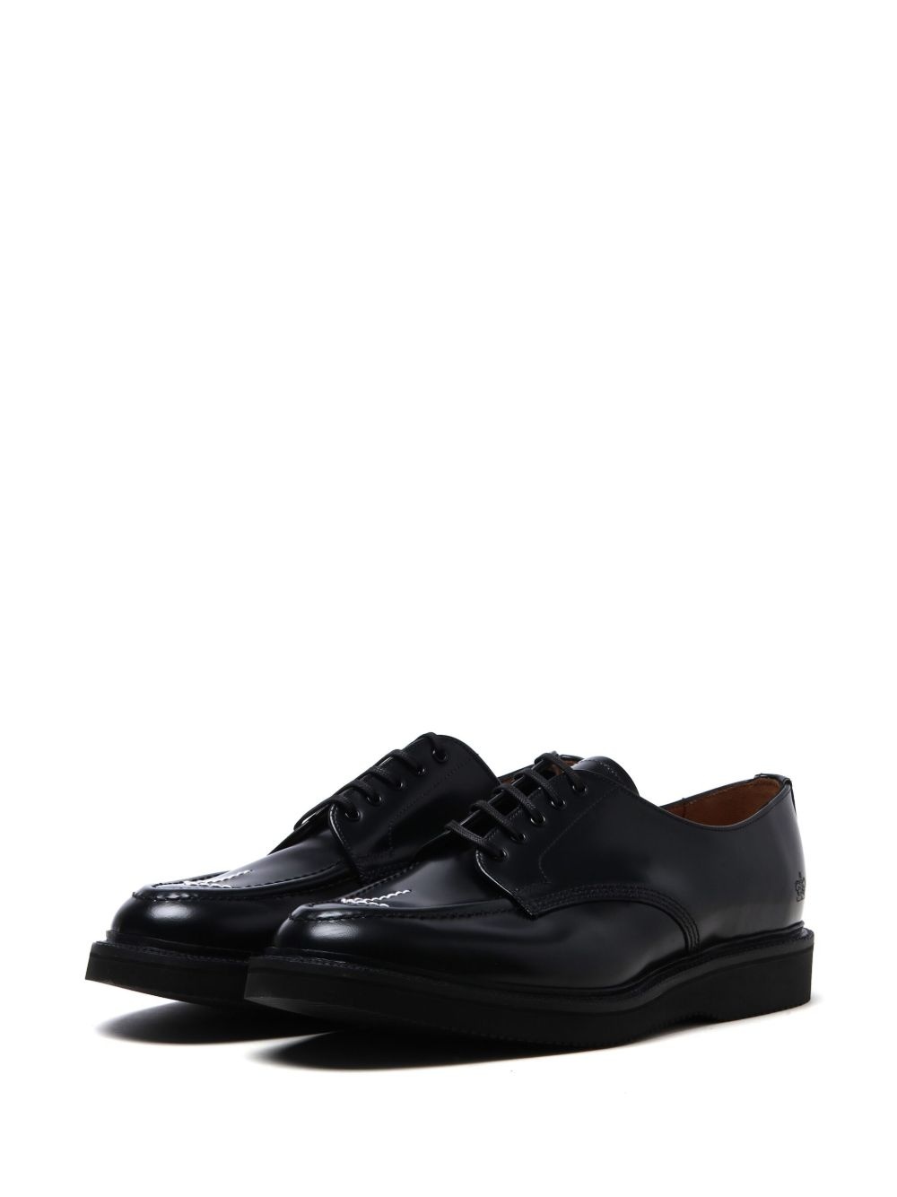 leather derby shoes - 2