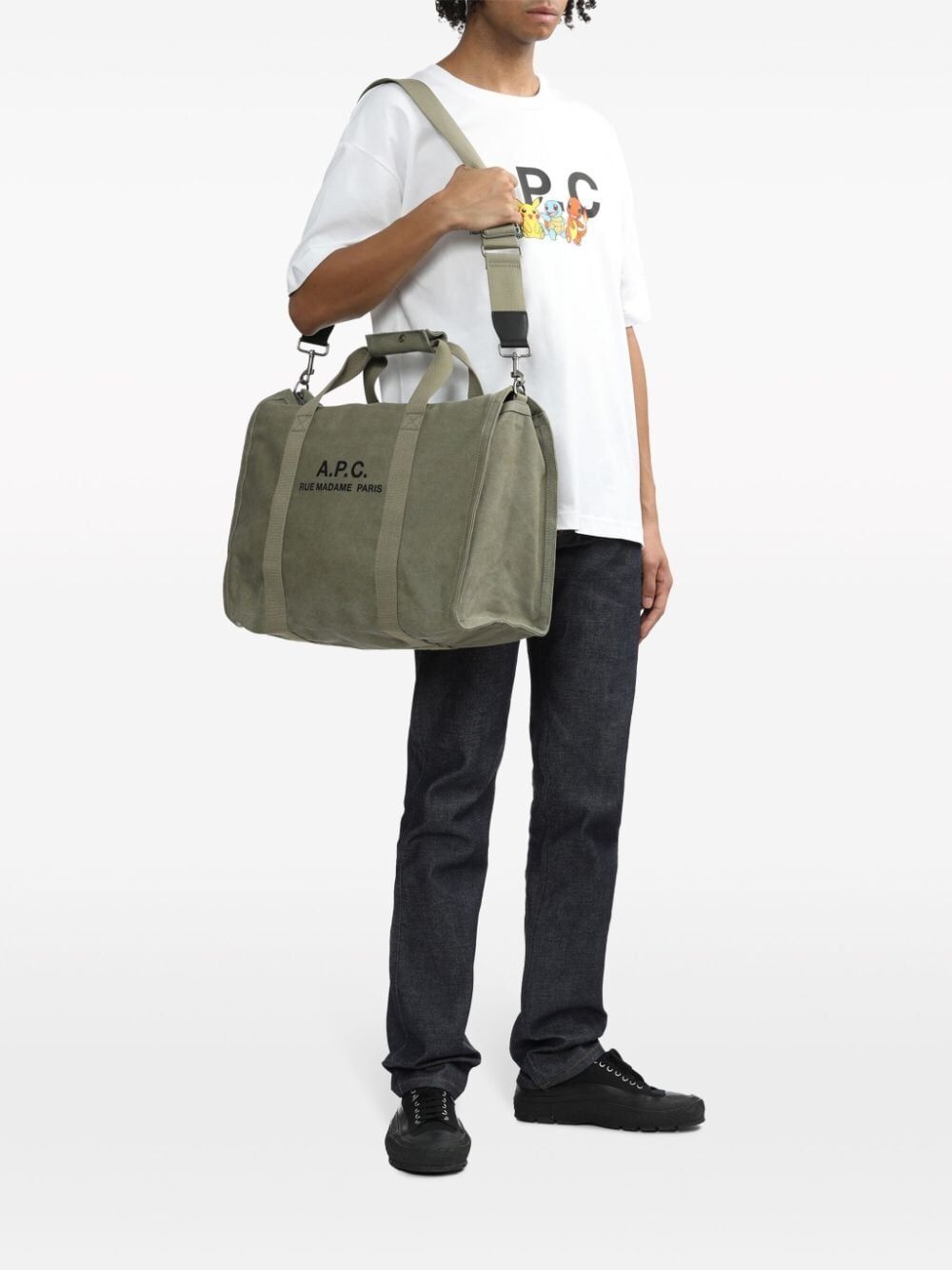 A.P.C. Récupération canvas tote bag | wokstore | REVERSIBLE