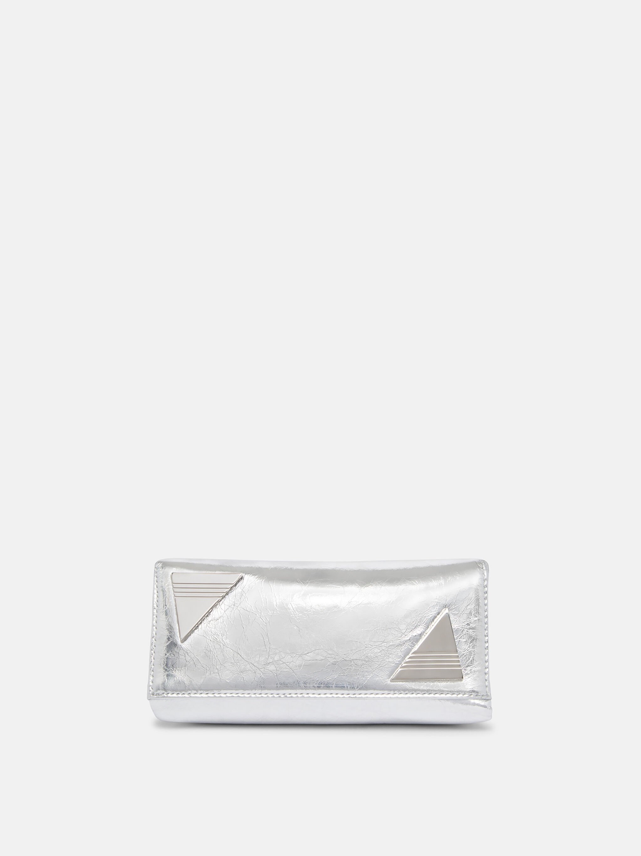 ''MIDNIGHT'' SILVER MINI CLUTCH - 5