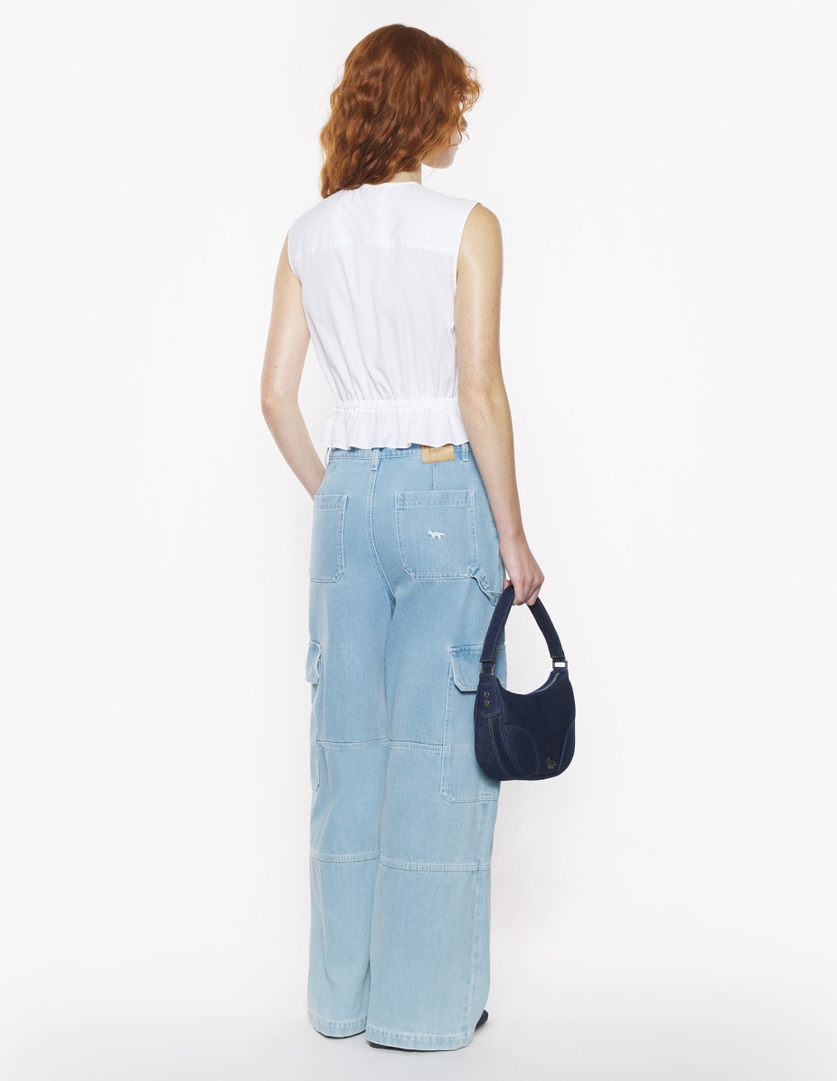 CRAFTED EMBROIDERY SLEEVELESS TOP - 5