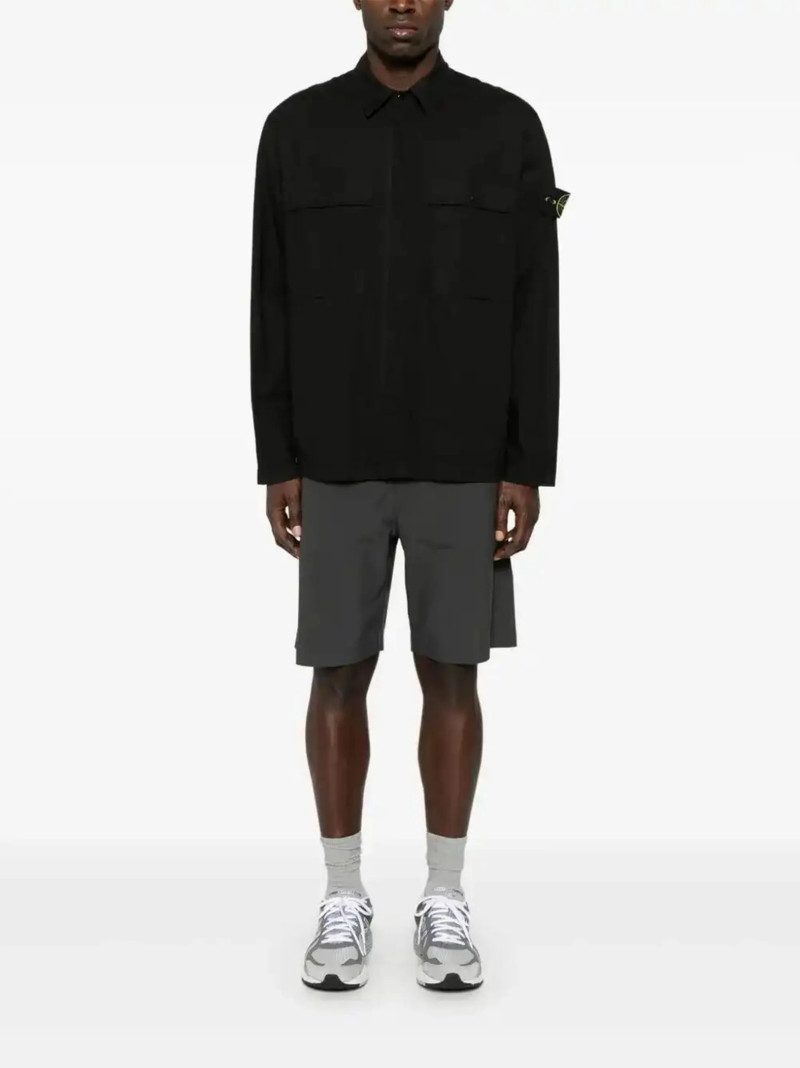 Stone Island Compass-badge 셔츠 재킷 outlook
