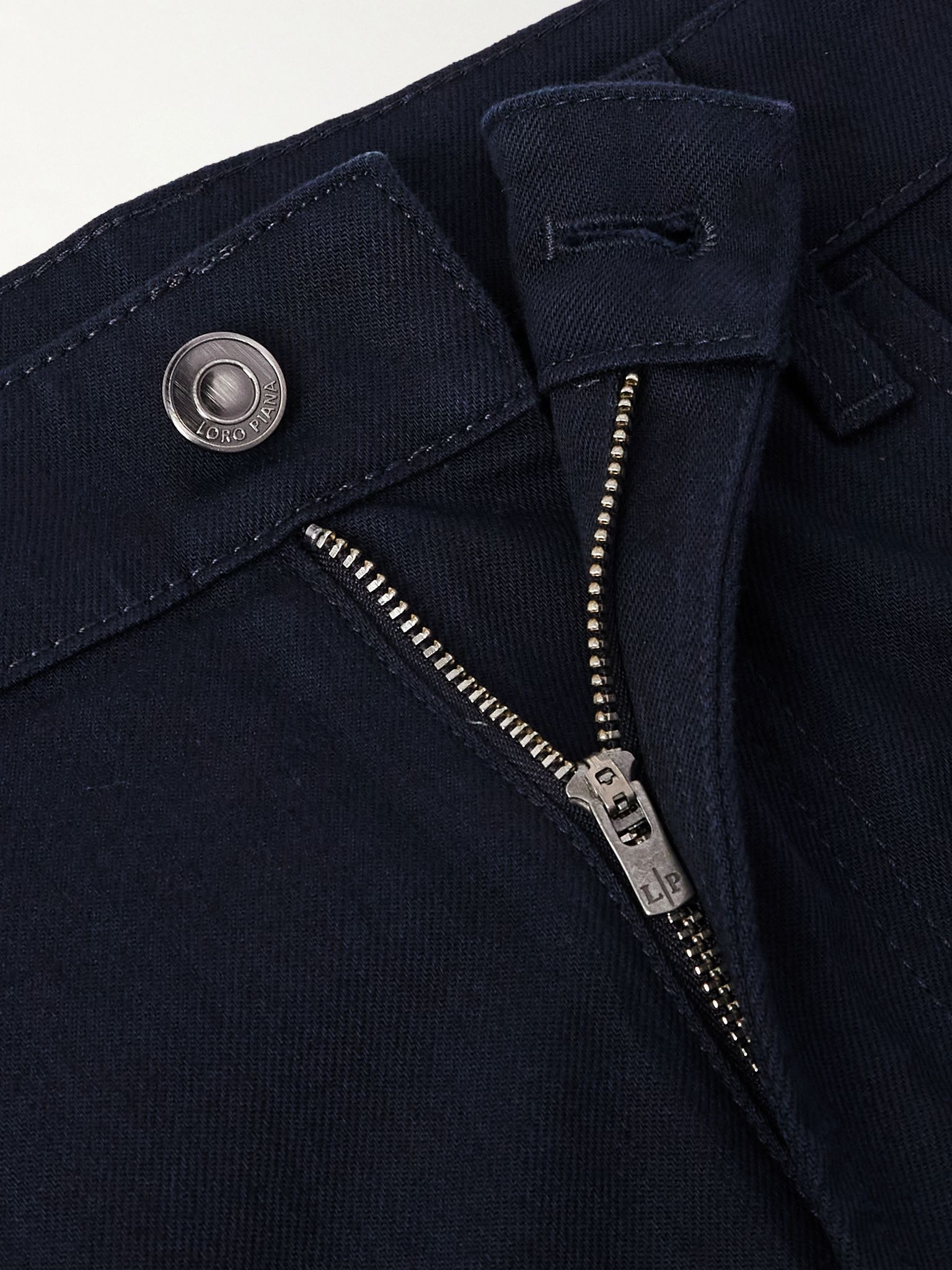 Quarona Slim-Fit Straight-Leg Jeans Navy - 6