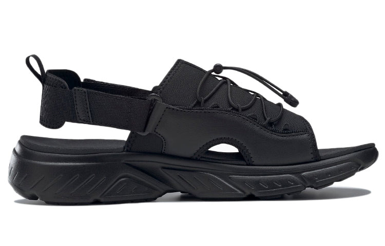 Reebok Hyperium Slides Athleisure Casual Sports Sandals Unisex Black GV7080 - 2