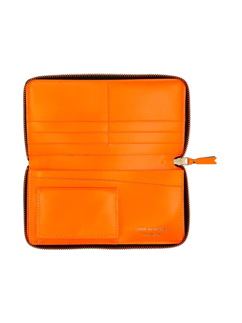 Blue & Orange Super Fluo Continental Wallet 3