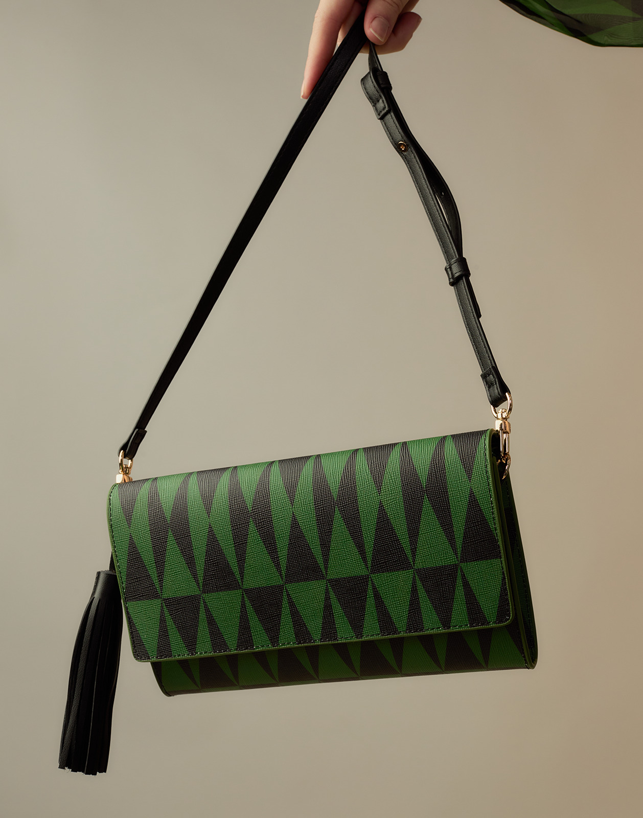 Evergreen Leather Crossbody Purse - 3