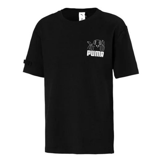 PUMA x TYAKASHA Unisex Logo Printing Black 595559-01 - 1