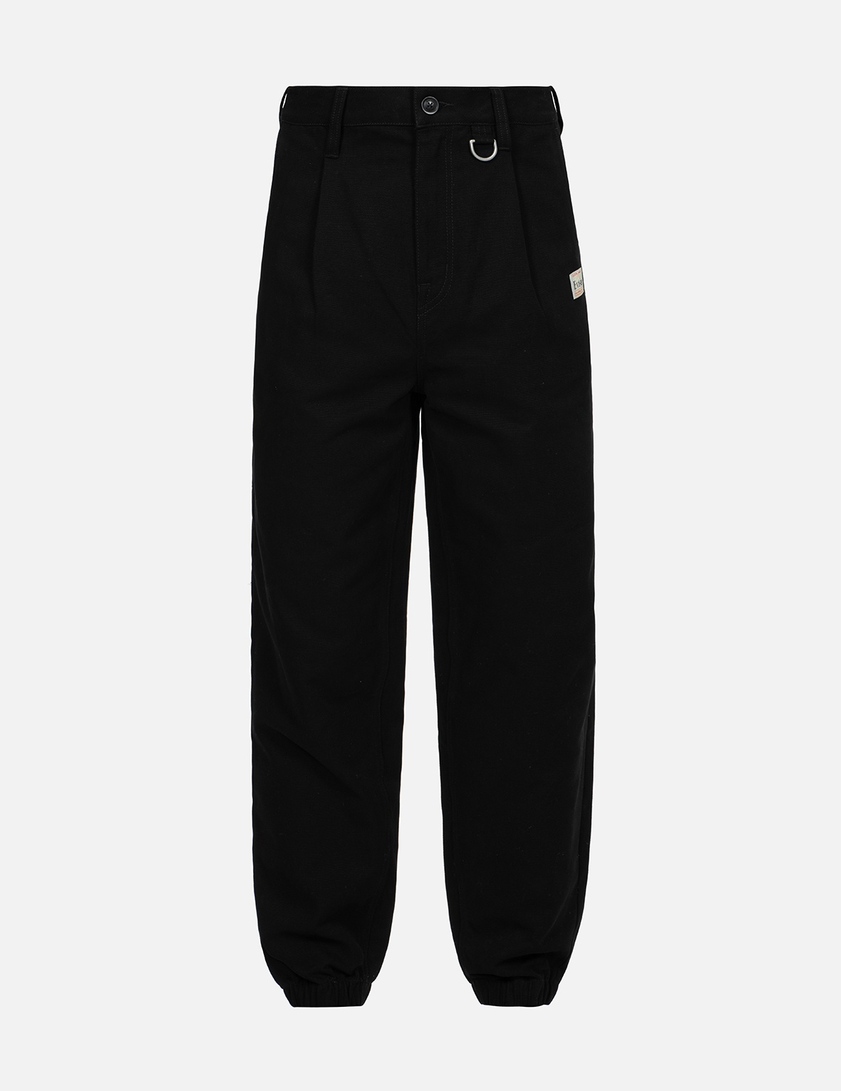 KAMON AND LOGO EMBROIDERY WOVEN JOGGER PANTS - 1