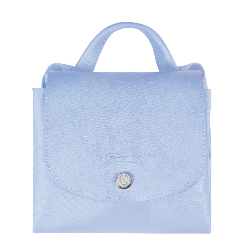 Le Pliage Green M Backpack Sky Blue - Recycled canvas 4
