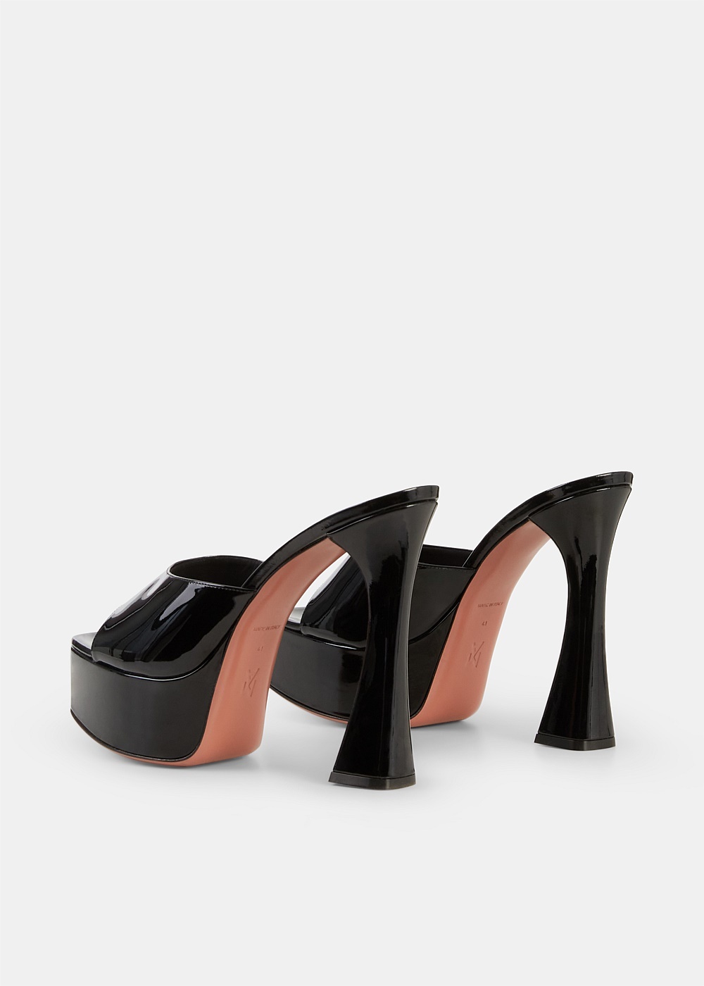 Black Patent Dalida Sandal - 4