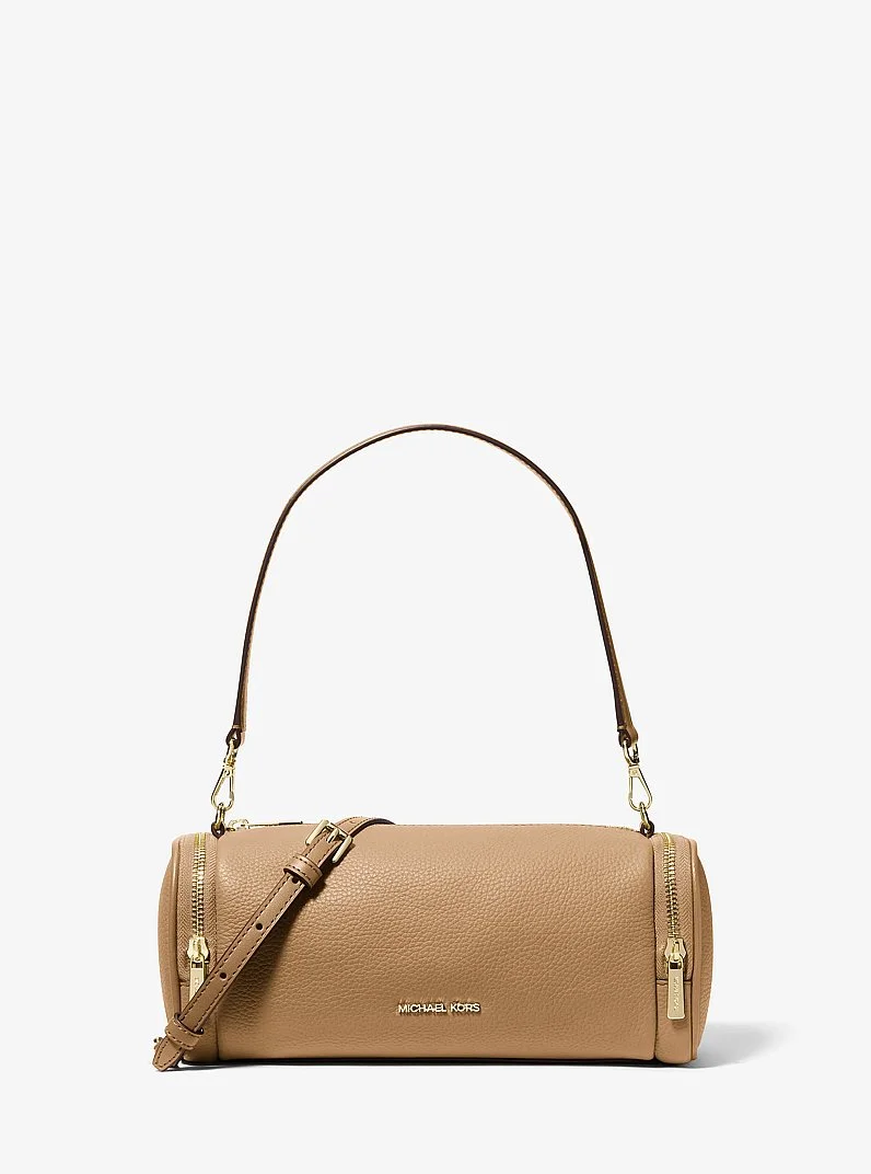 Jet Set Travel Small Pebbled Leather Convertible Crossbody Bag - 1