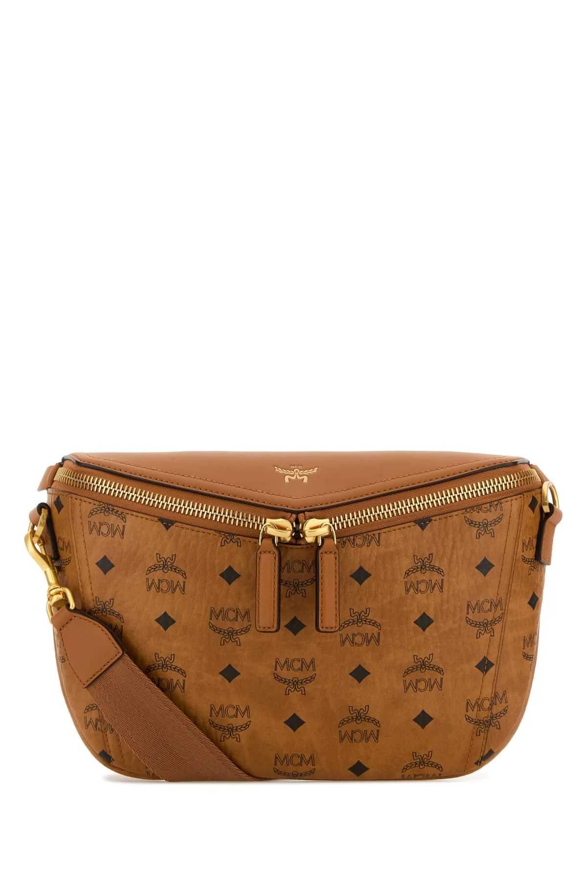 Mcm Women Printed Canvas Diamond Belt Bag - 1