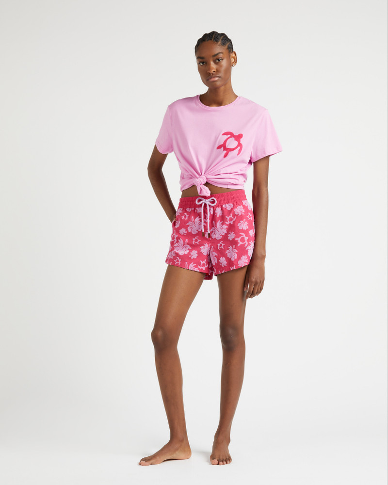 Vilebrequin WOMEN SWIM SHORTS FLOCKED TURTLES HEART outlook