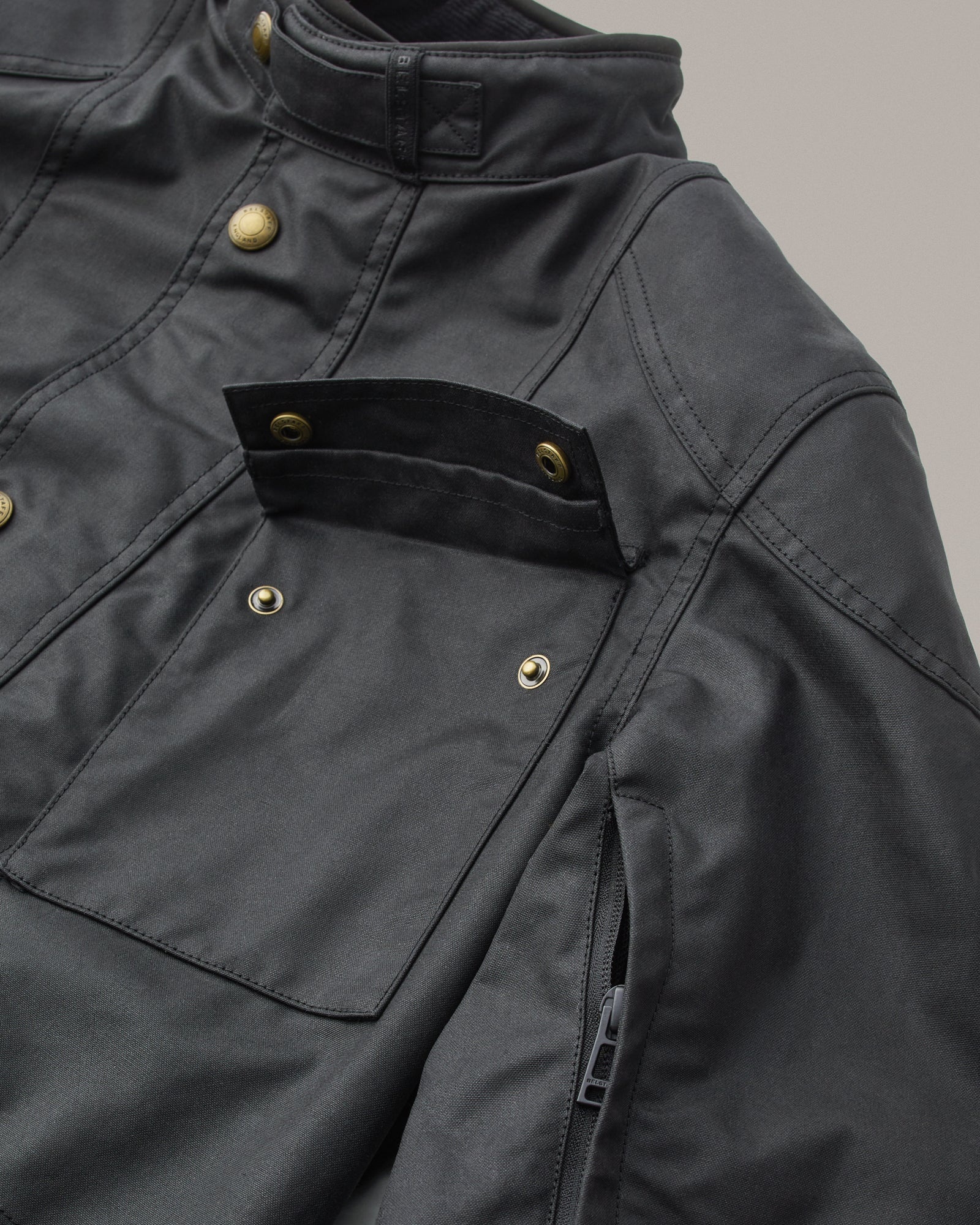 WAYMASTER MOTORCYCLE WAXED COTTON JACKET - 7