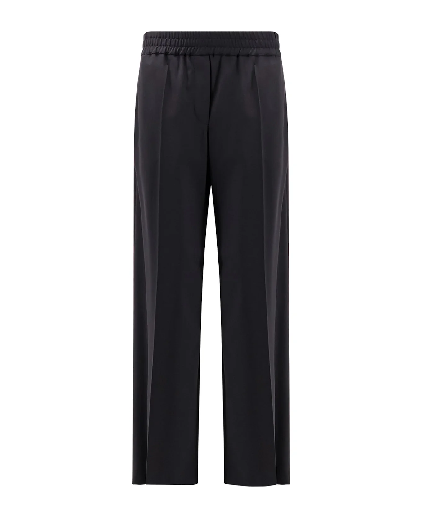 Virgin Wool Blend Trousers - 1