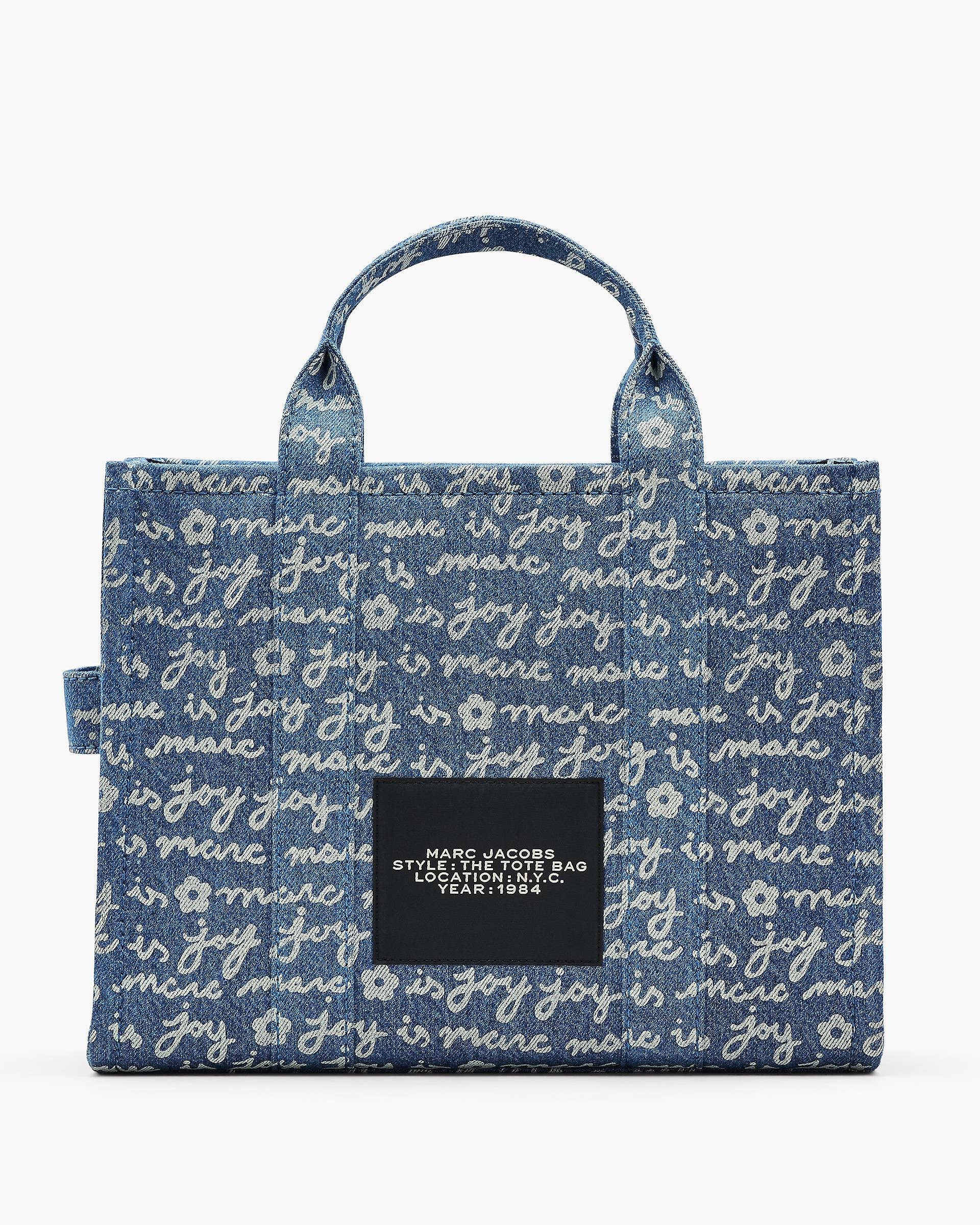 THE JOY DENIM MEDIUM TOTE BAG - 3