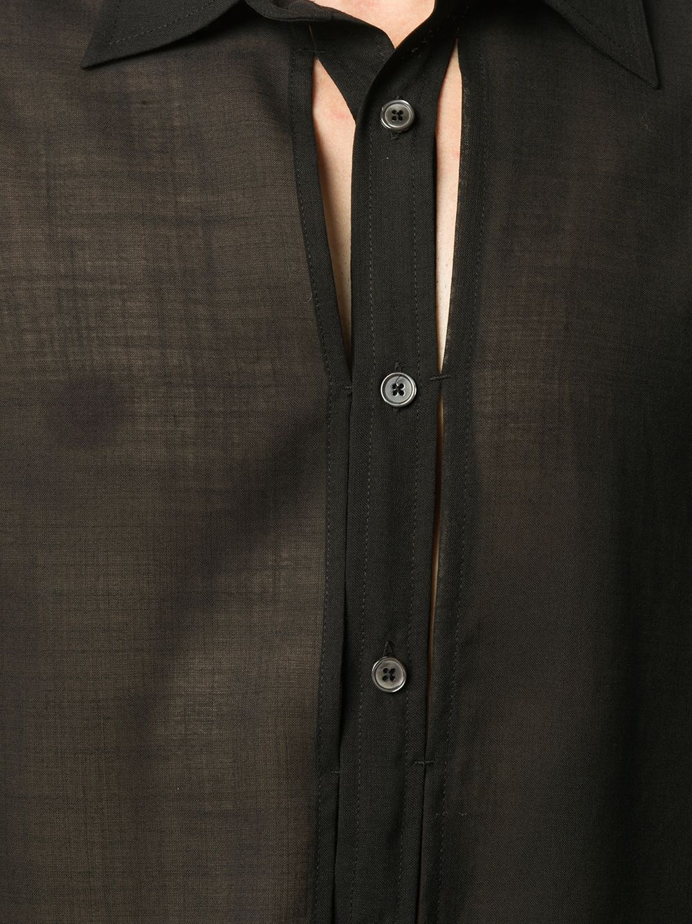 sheer classic shirt - 5