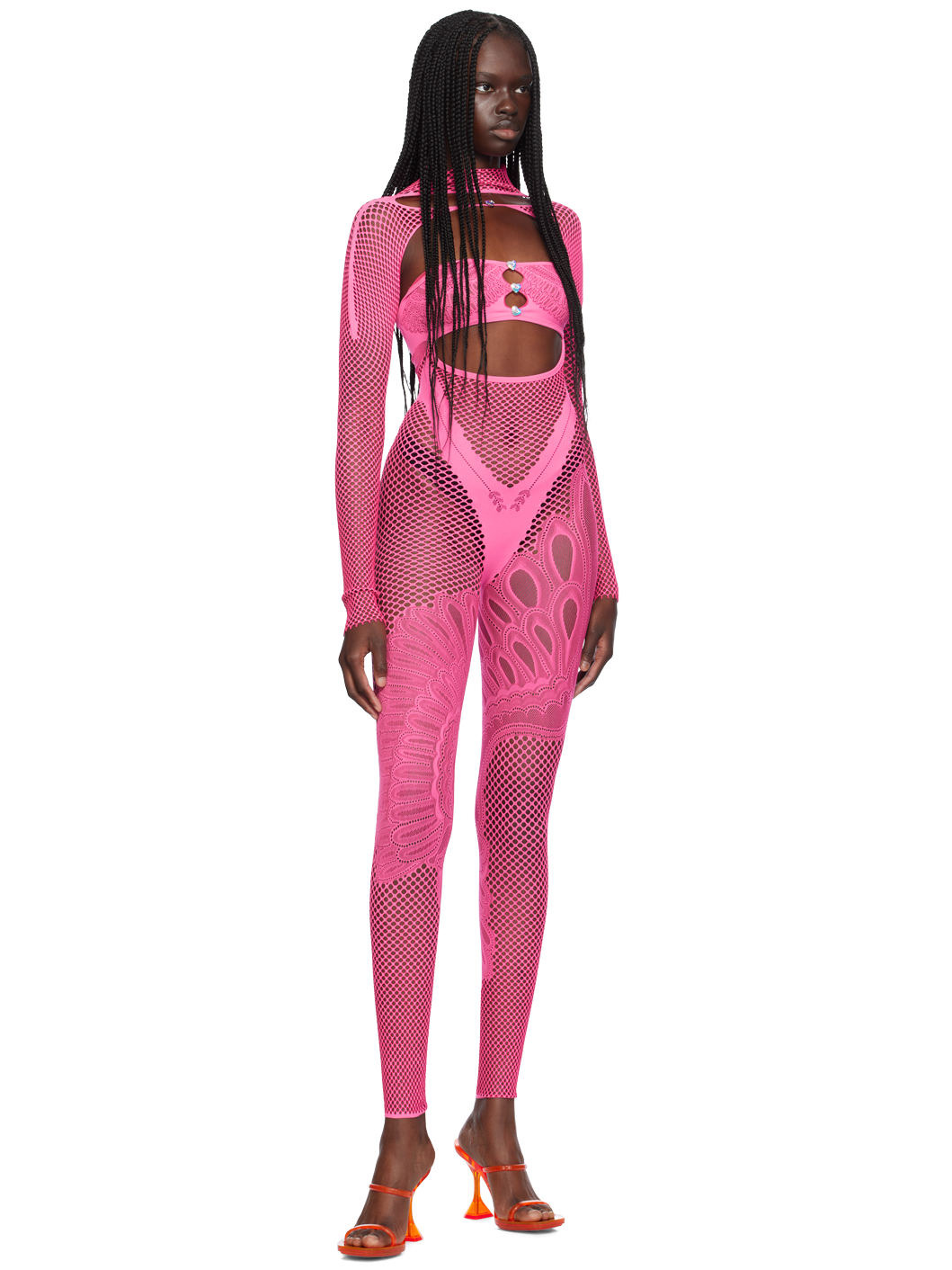 Pink Risque Jumpsuit - 4