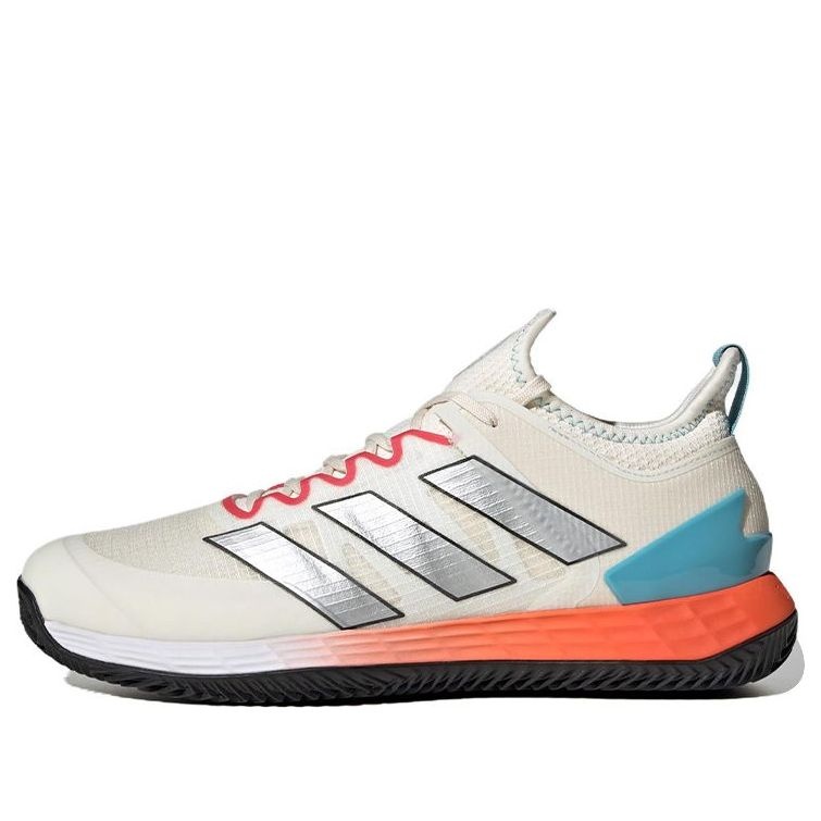 adidas Adizero Ubersonic 4 Clay Court Tennis Shoes 'White Silver Metallic Preloved Blue' HQ5930 - 1